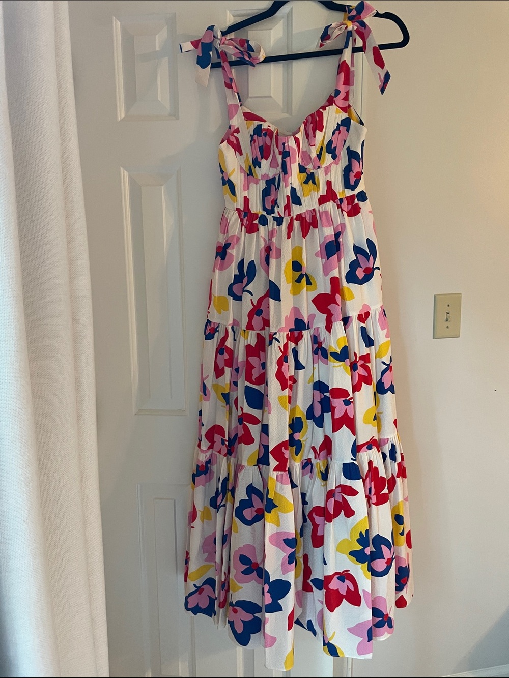 Kate Spade Summer Flowers Tiered Dress
